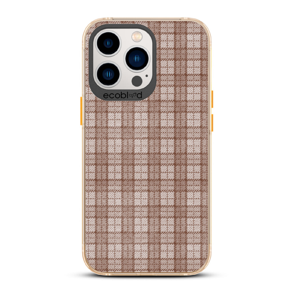 Chestnut Tartan - Laguna Collection Case for Apple iPhone 13 Pro
