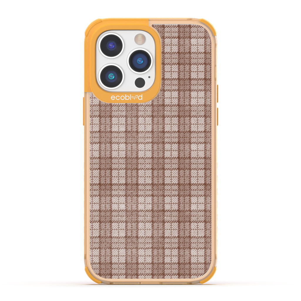 Chestnut Tartan - Laguna Collection Case for Apple iPhone 14 Pro