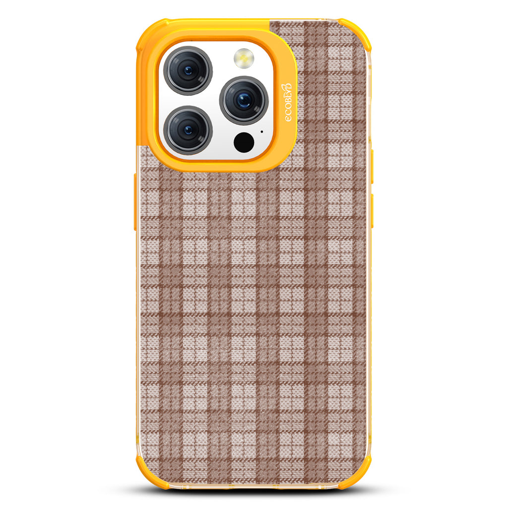 Chestnut Tartan - Laguna Collection Case for Apple iPhone 15 Pro