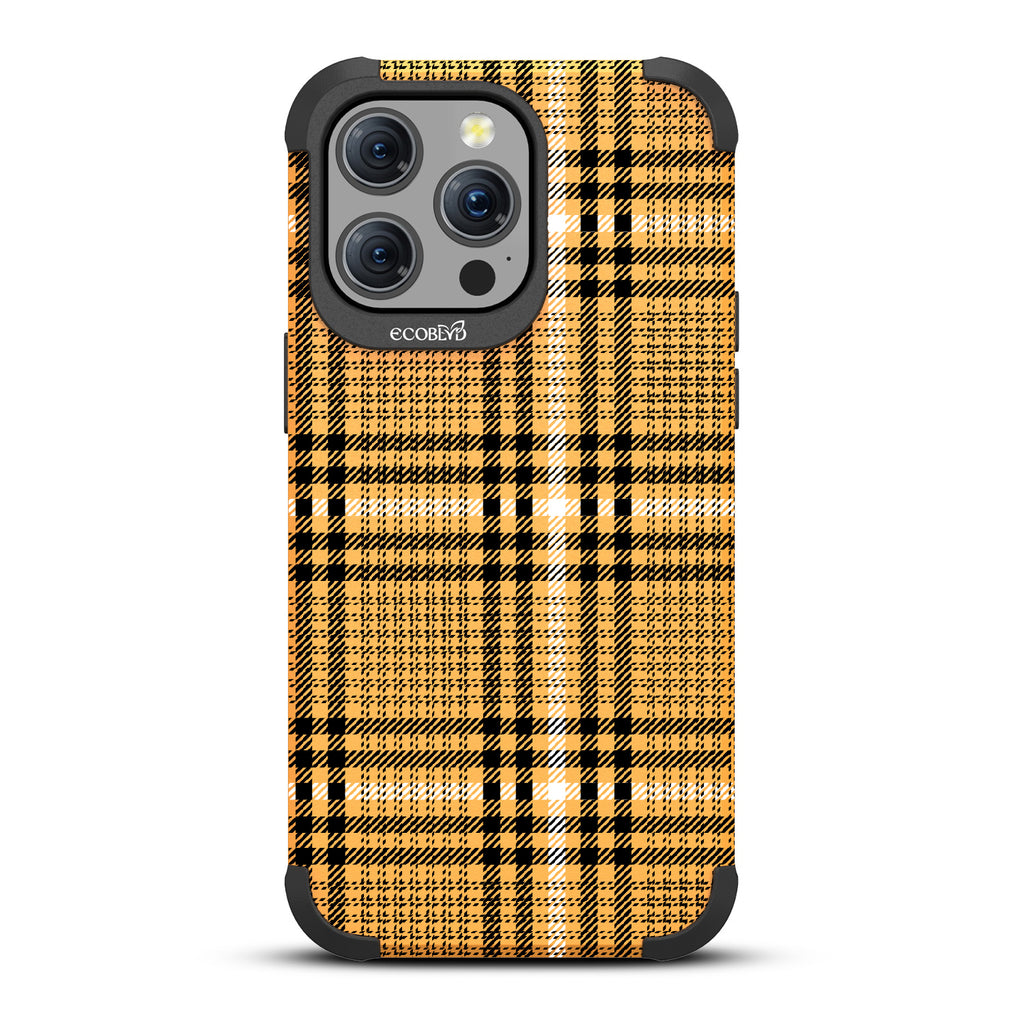 As If - Iconic Tartan Plaid - Yellow Eco-Friendly Rugged iPhone 15 Pro Max MagSafe Case 