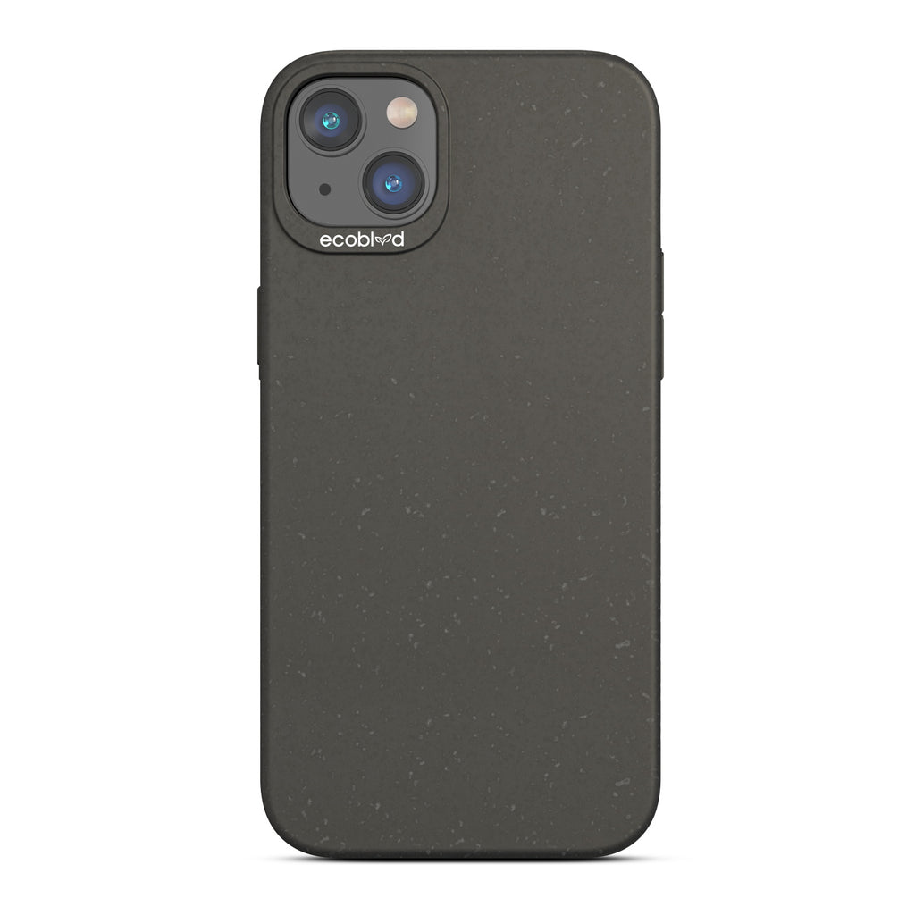 Sequoia Collection - Black Eco-Friendly iPhone 14 Plus Case With A Solid Back - Raised Camera Ring & Bezel Edges - Compostable
