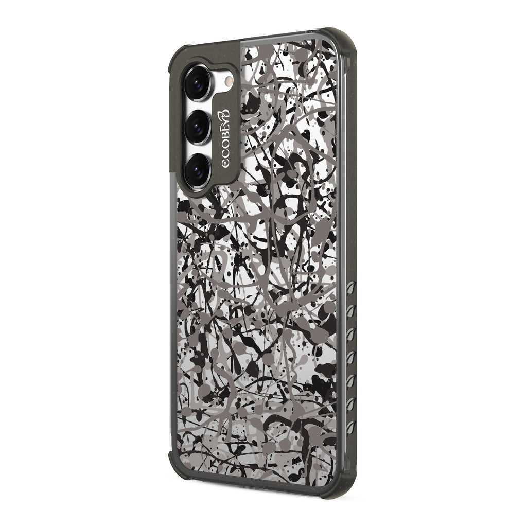 Visionary - Right-side View Of Black & Clear Eco-Friendly Galaxy S23 Case