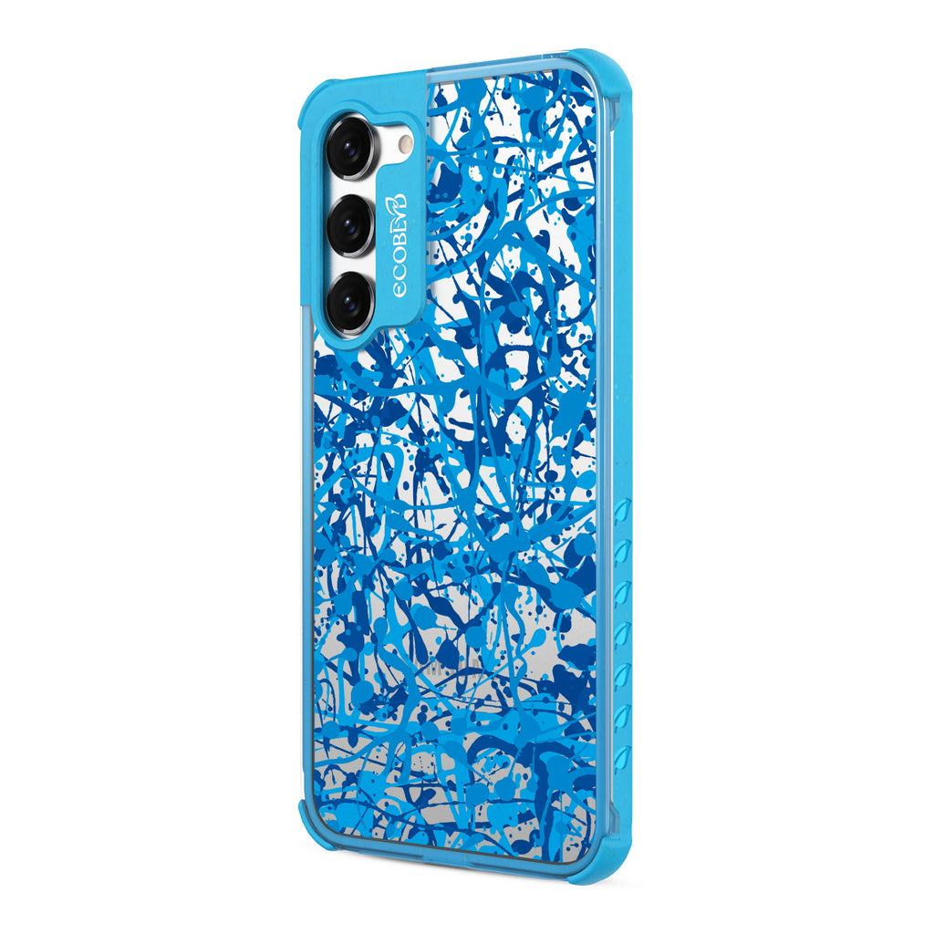 Visionary - Right-side View Of Blue & Clear Eco-Friendly Galaxy S23 Case