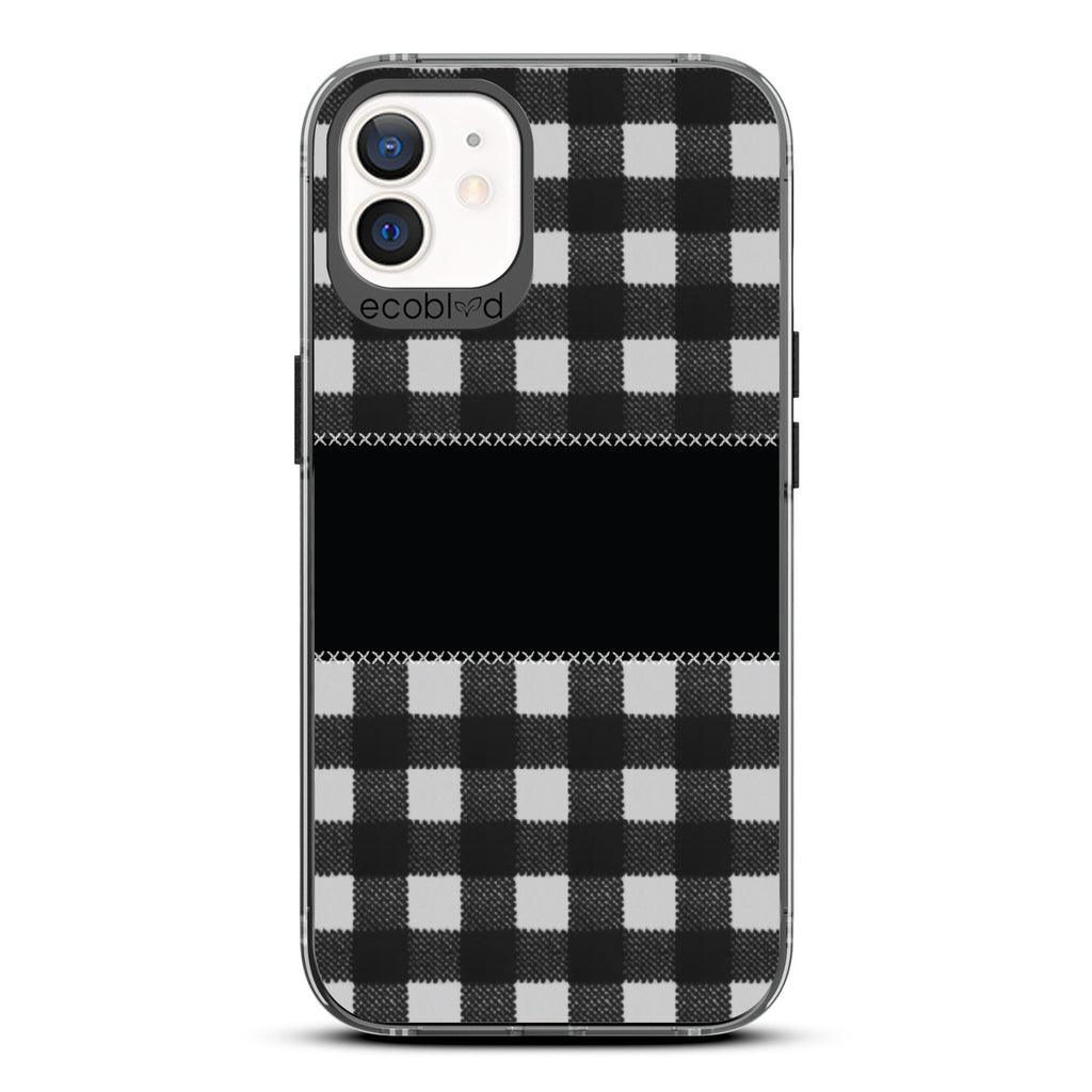 Charcoal Checker - Laguna Collection Case for Apple iPhone 12 / 12 Pro