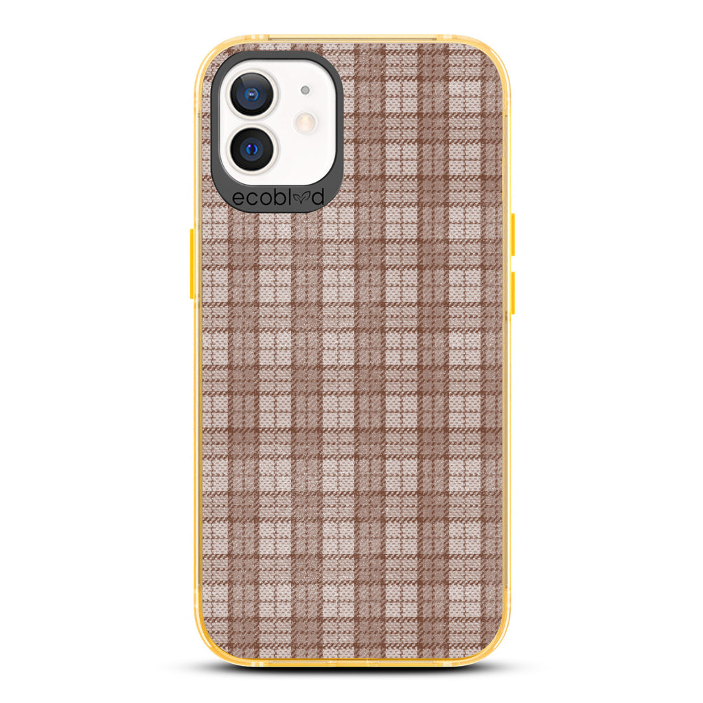 Chestnut Tartan - Laguna Collection Case for Apple iPhone 12 / 12 Pro