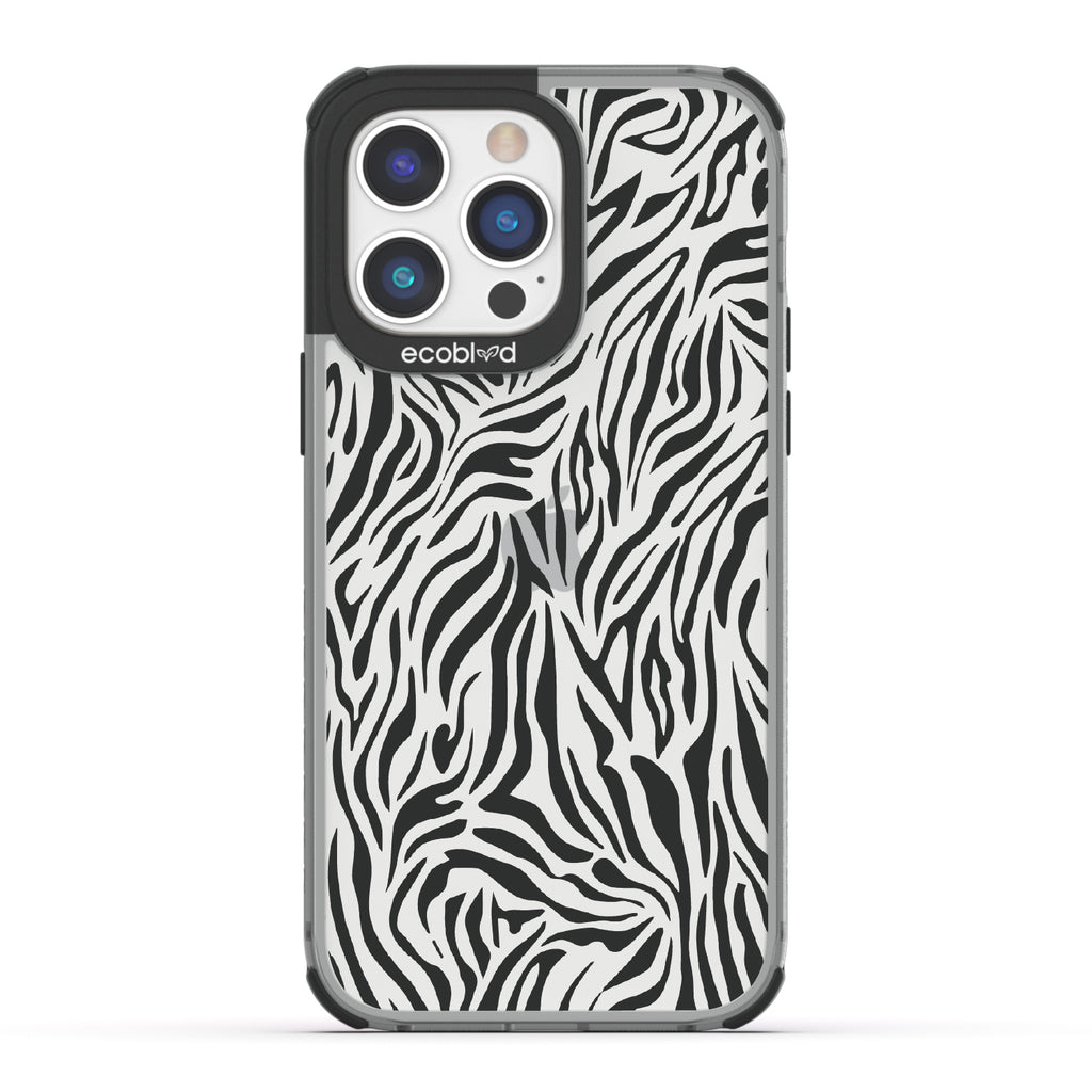 iPhone 14 Pro Case - Compostable & Clear - Zebra Print iPhone 14 Pro Case - Compostable & Clear - Zebra Print