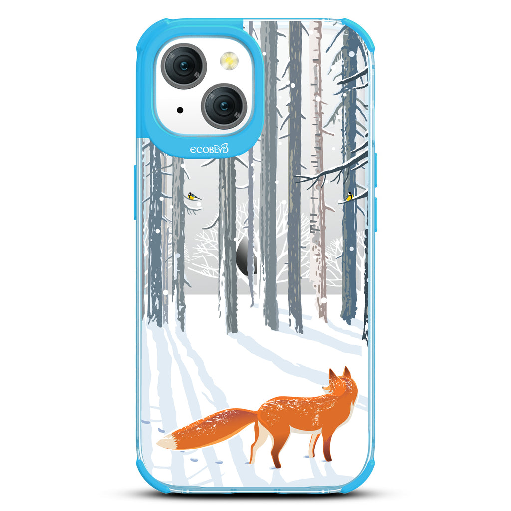 Fox Trot in the Snow - Laguna Collection Case for Apple iPhone 15