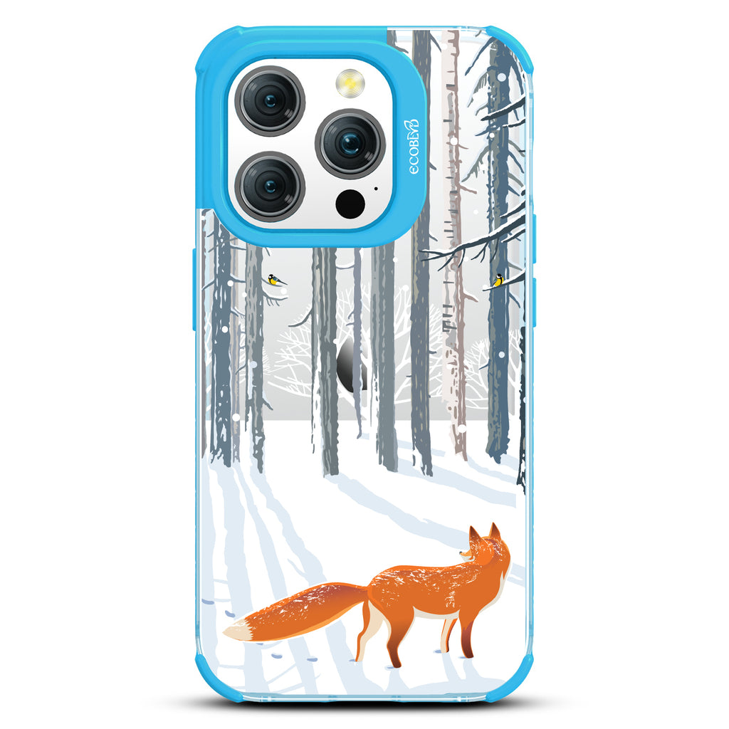 Fox Trot in the Snow - Laguna Collection Case for Apple iPhone 15 Pro