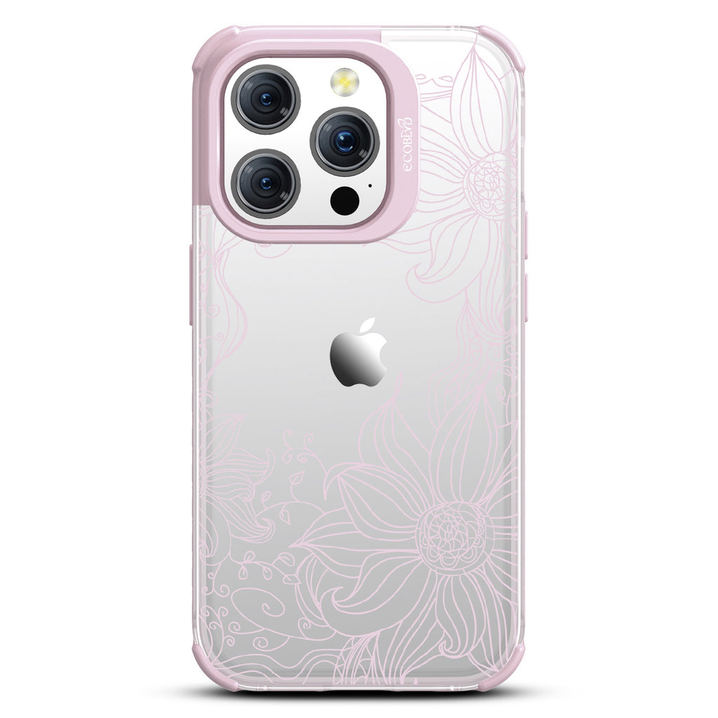 Flower Stencil - Laguna Collection Case for Apple iPhone 15 Pro
