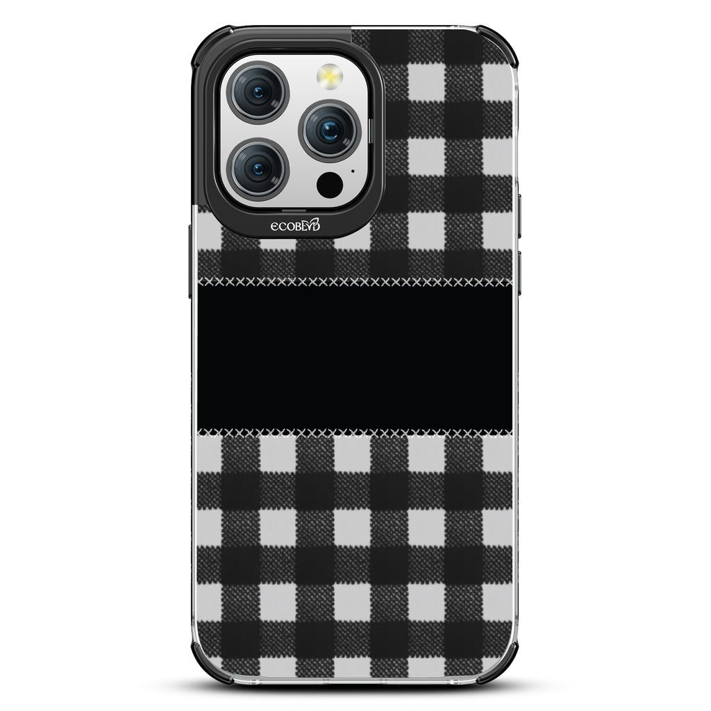 Charcoal Checker - Laguna Collection Case for Apple iPhone 15 Pro Max