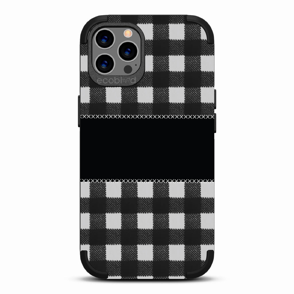 Charcoal Checker - Mojave Collection Case for Apple iPhone 12 / 12 Pro