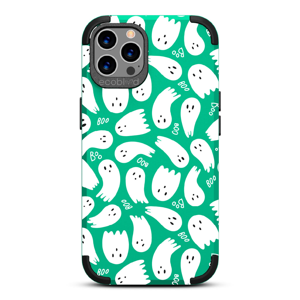 Boo Thang - Ghosts + Boo - Green Eco-Friendly Rugged iPhone 12/12 Pro Case