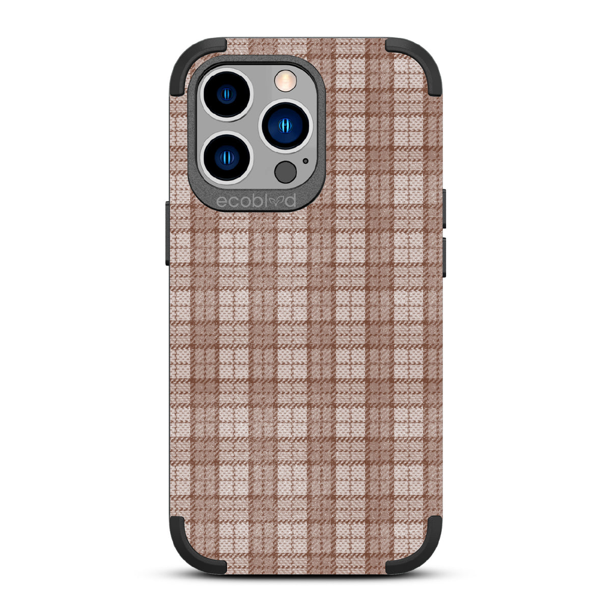 Chestnut Tartan - Rugged iPhone 12/13 Pro Max Case – EcoBlvd