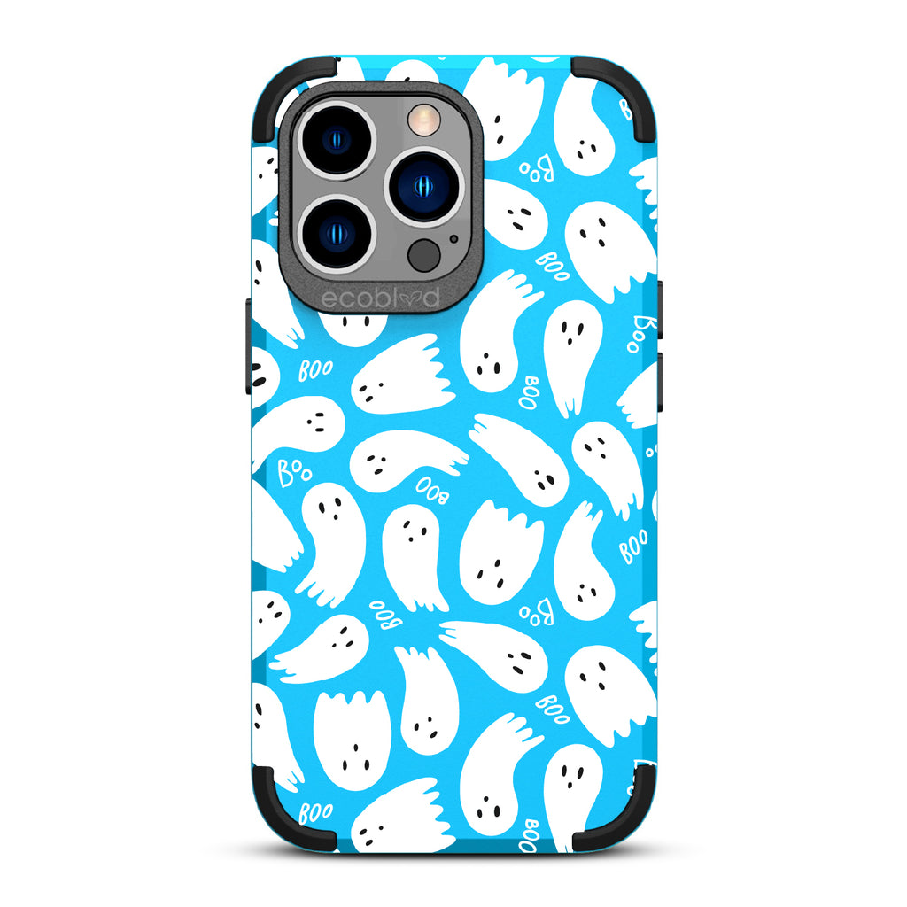 Boo Thang - Ghosts + Boo - Blue Eco-Friendly Rugged iPhone 12/13 Pro Max Case