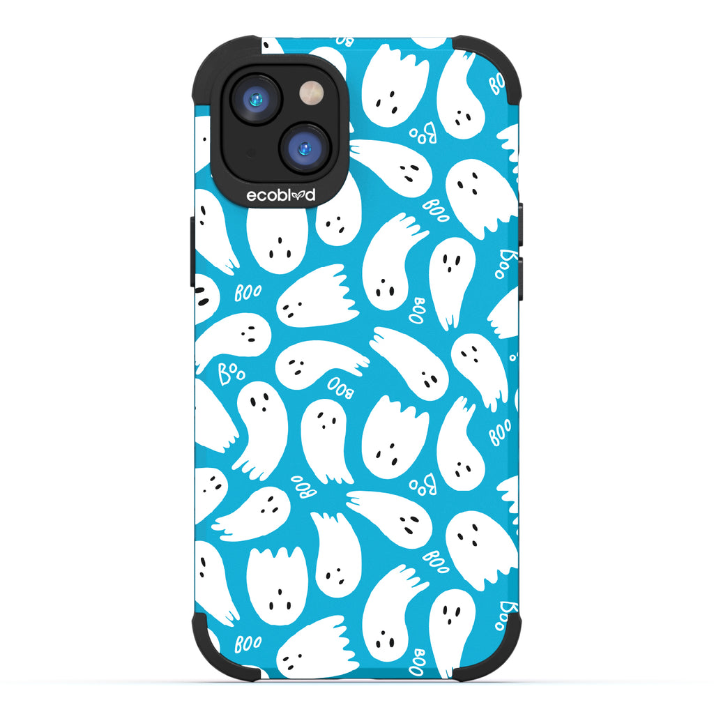Boo Thang - Ghosts + Boo - Blue Eco-Friendly Rugged iPhone 14 Case