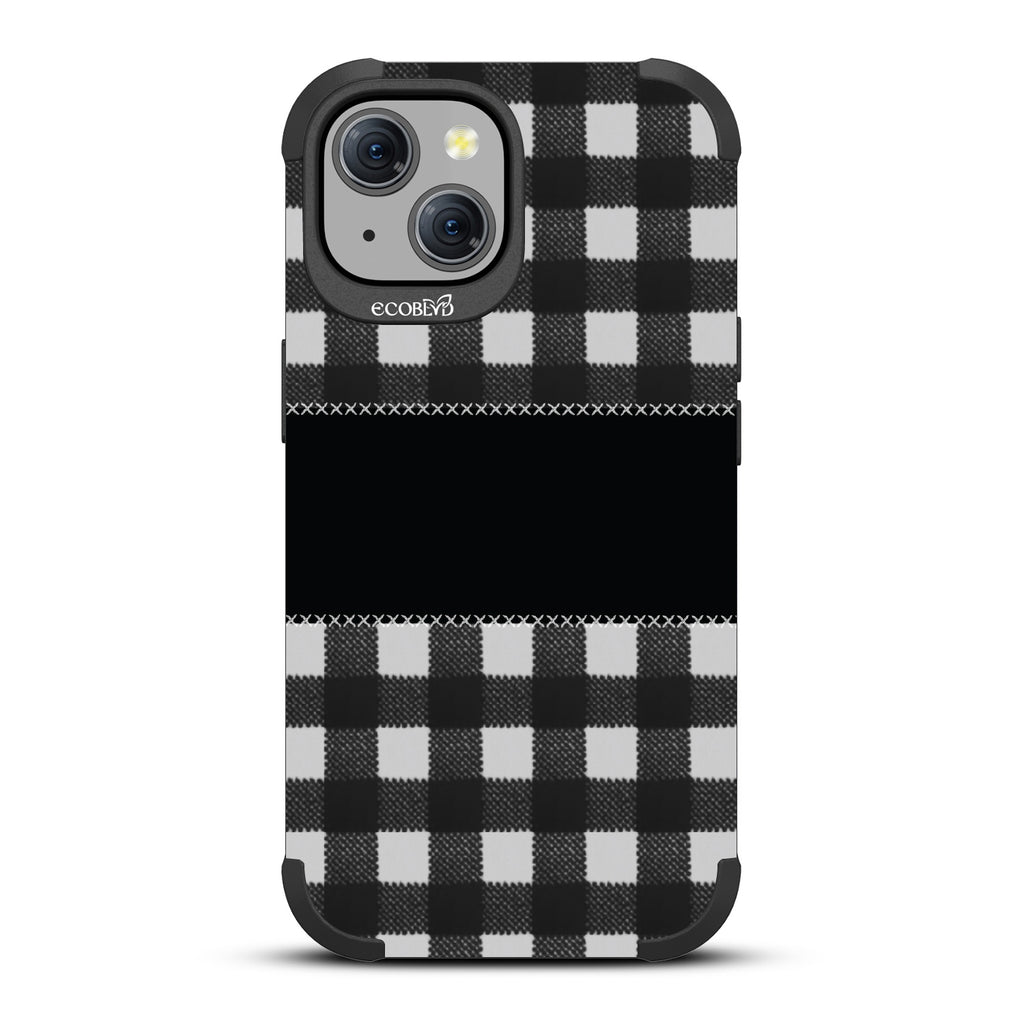 Charcoal Checker - Mojave Collection Case for Apple iPhone 15