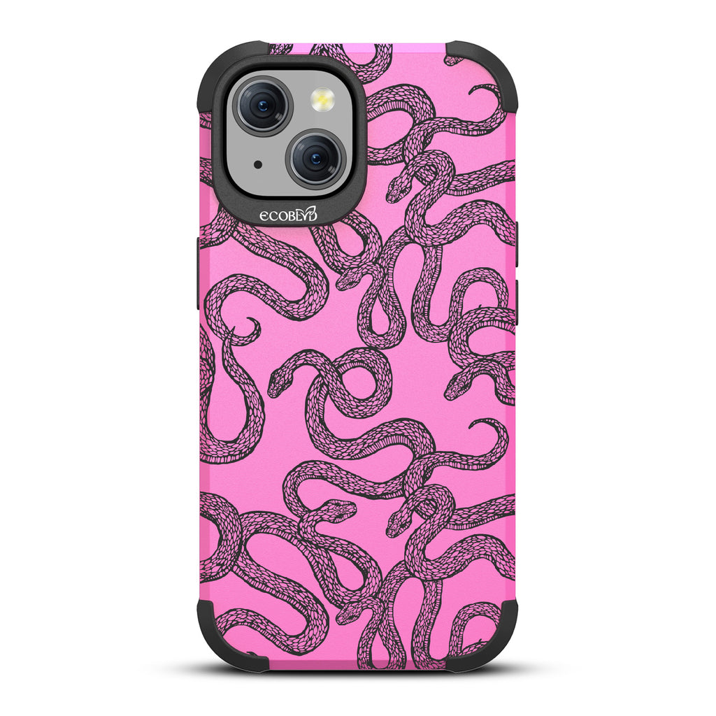 Mojave Collection - Pink Eco-Friendly Rugged iPhone 15 Case