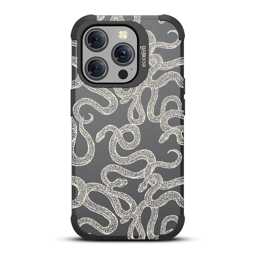 Mojave Collection - Black Eco-Friendly Rugged iPhone 15 Pro Case
