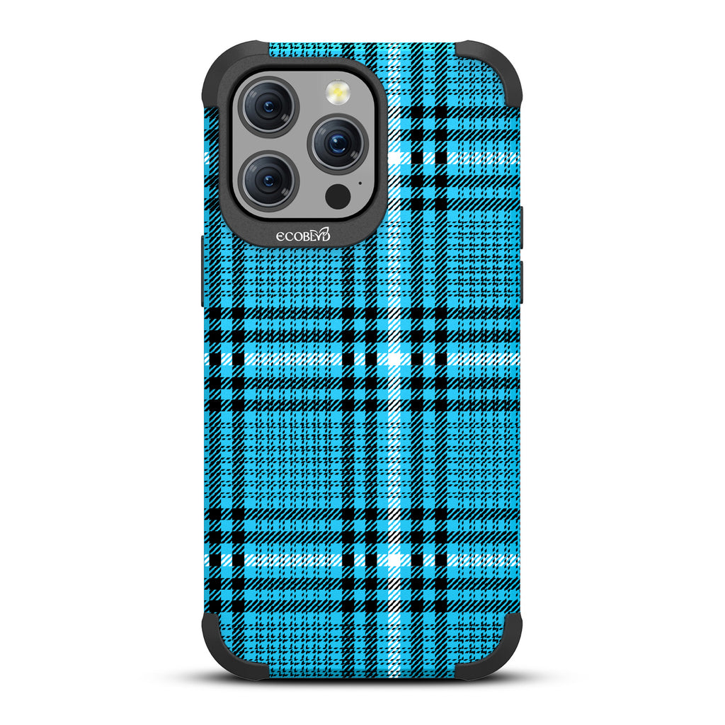 As If - Iconic Tartan Plaid - Blue Eco-Friendly Rugged iPhone 15 Pro Max MagSafe Case 