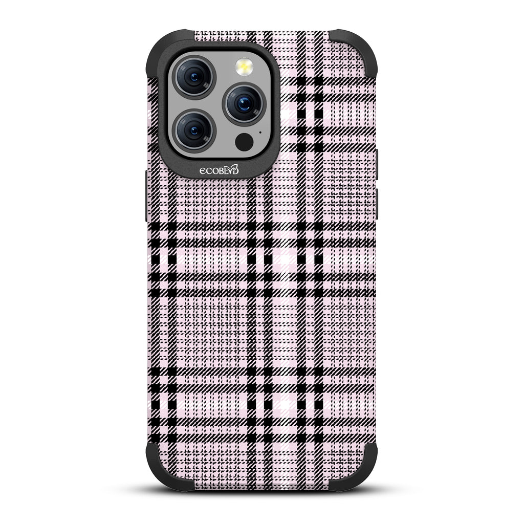 As If - Iconic Tartan Plaid - Pastel Lilac Eco-Friendly Rugged iPhone 15 Pro Max MagSafe Case 