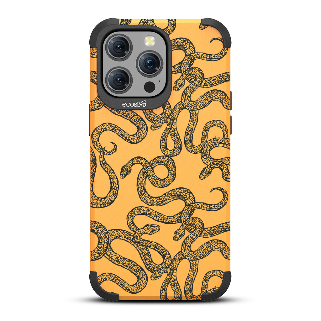 Mojave Collection - Yellow Eco-Friendly Rugged iPhone 15 Pro Max Case