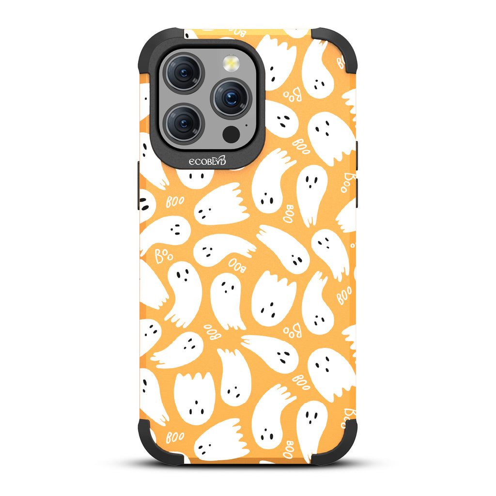 Boo Thang - Ghosts + Boo - Yellow Eco-Friendly Rugged iPhone 15 Pro Max MagSafe Case