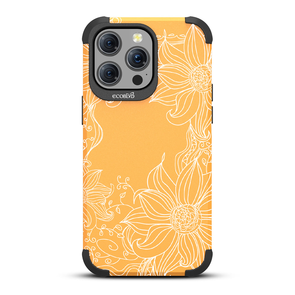 Flower Stencil - Mojave Collection Case for Apple iPhone 15 Pro Max