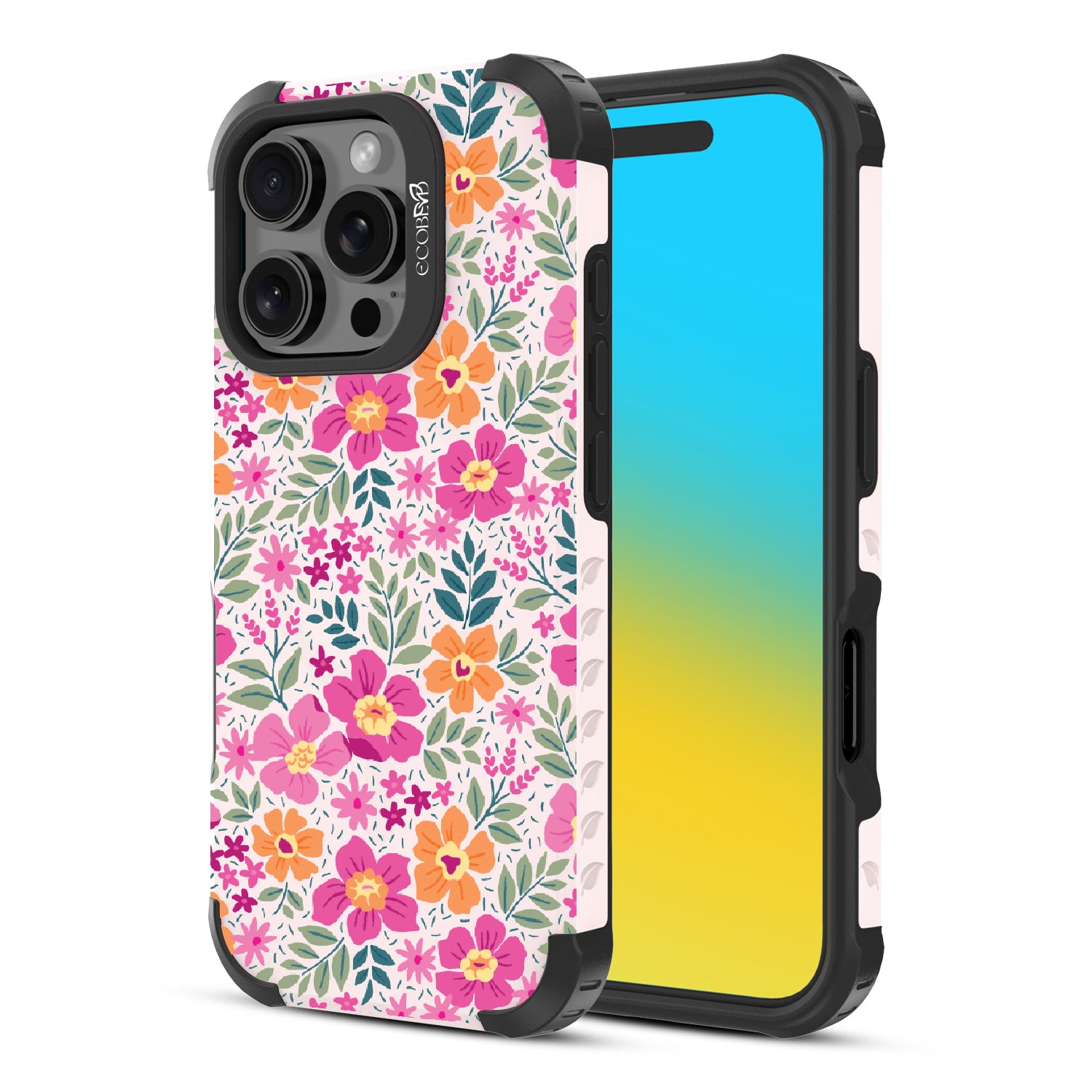 iPhone 16 Pro Case - Sustainable & Rugged - Wallflowers - Black iPhone 16 Pro Case - Sustainable & Rugged - Wallflowers - Black