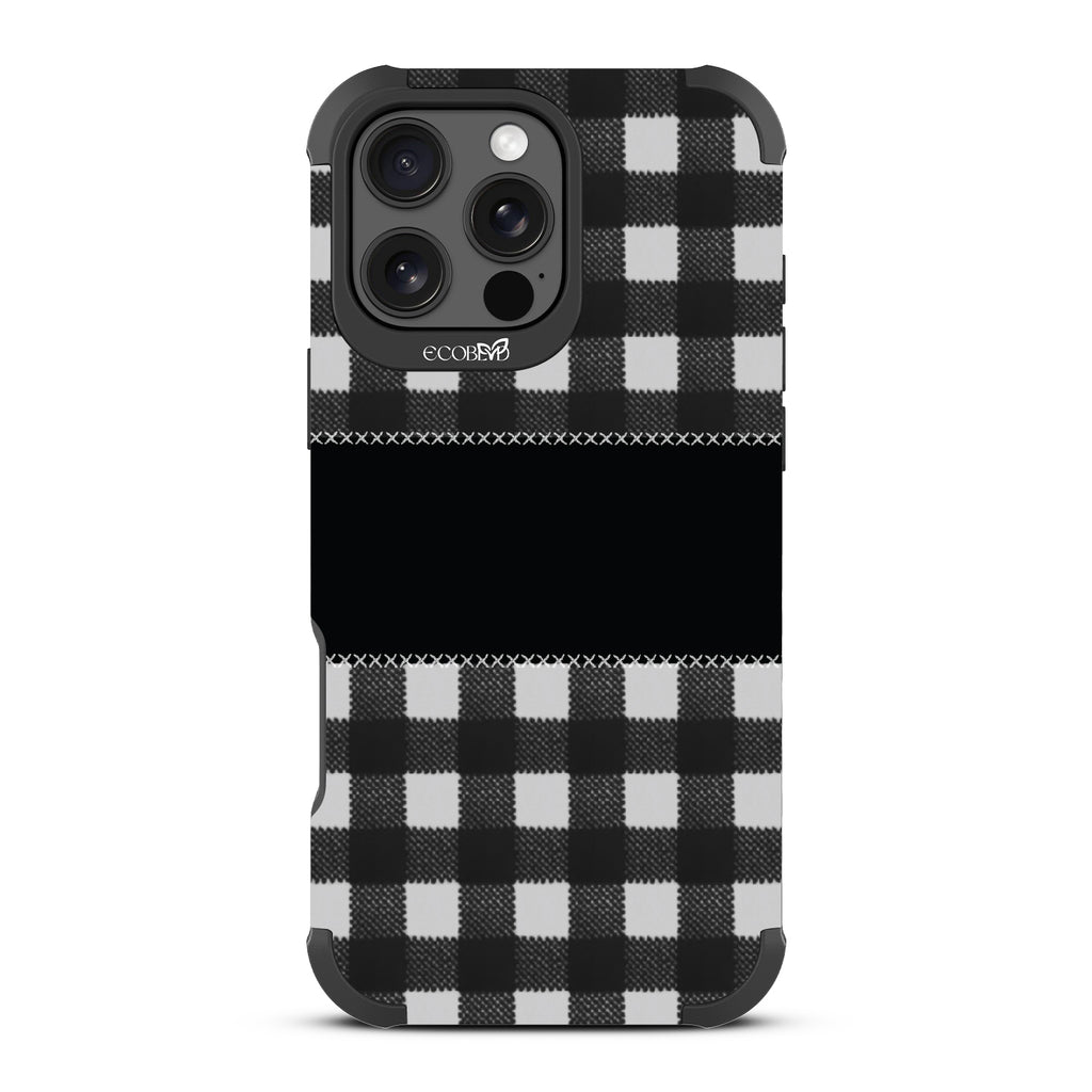 Charcoal Checker - Reforge Collection Case for Apple iPhone 16 Pro Max