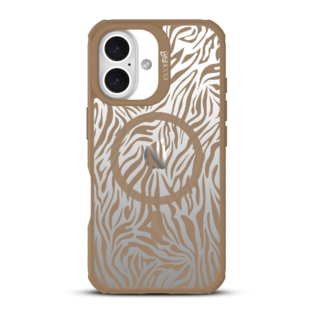 iPhone 16 Case - Sustainable & Clear - Zebra Print – EcoBlvd