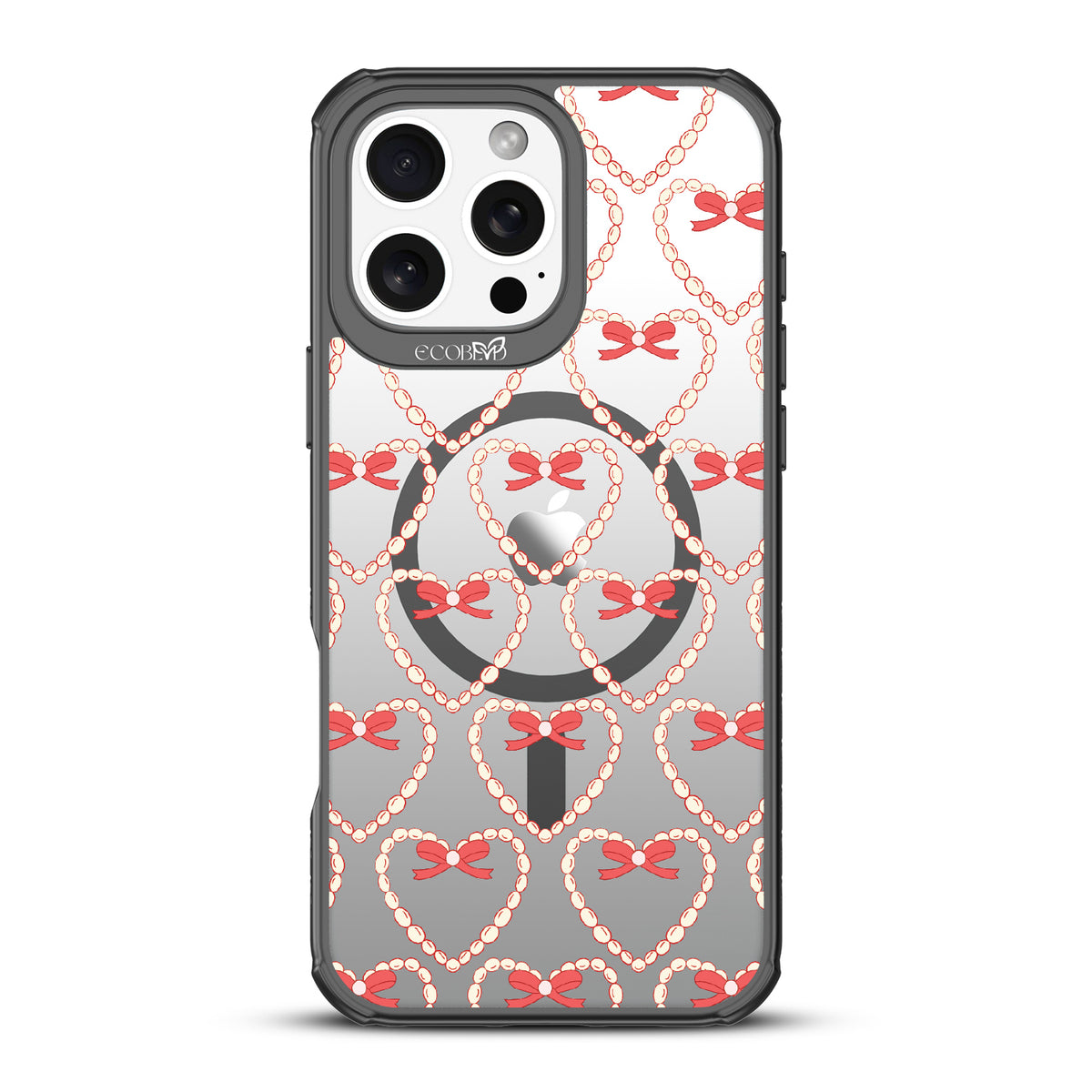 iPhone 16 Pro Max Case - Sustainable & Clear - Heart Strings – EcoBlvd