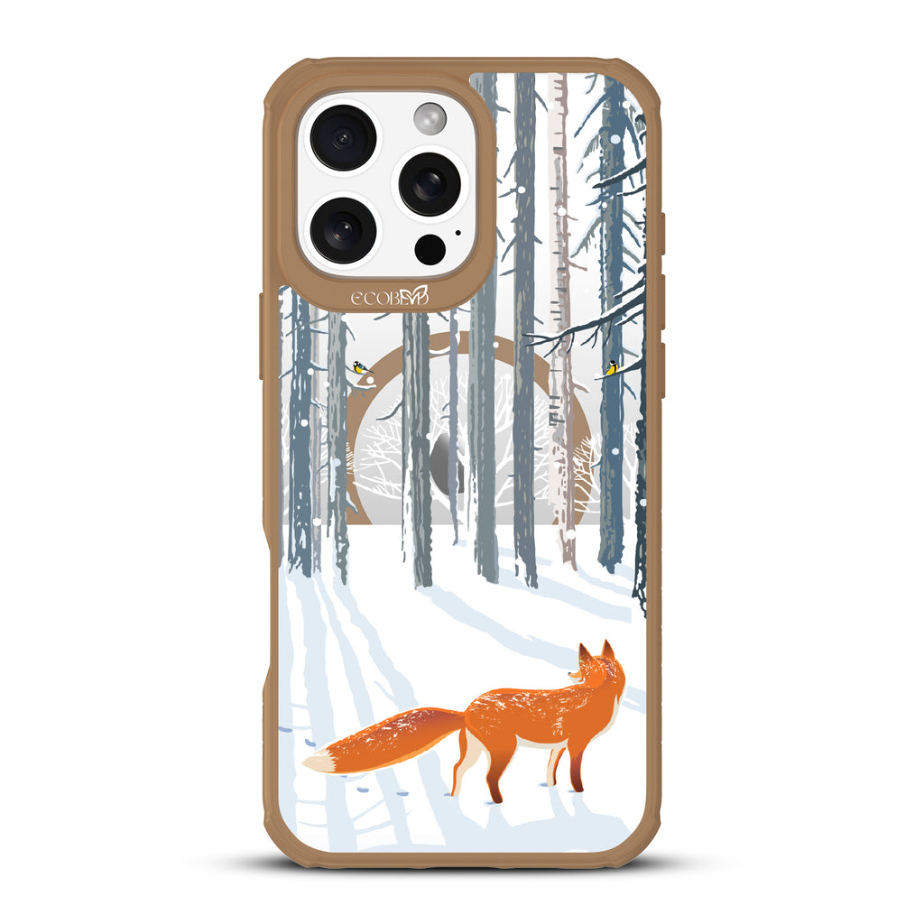 Fox Trot In The Snow - Revive Collection Case for Apple iPhone 16 Pro Max