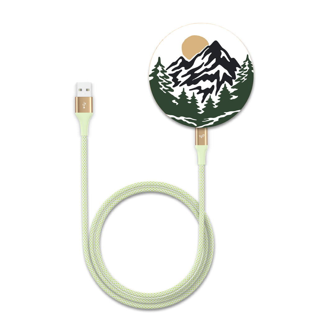Mountains - Bamboo Wireless Charger