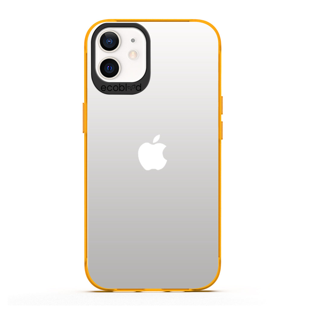 Laguna Collection - Yellow iPhone 12 / 12 Pro Case With Clear Back - 6FT Drop Protection
