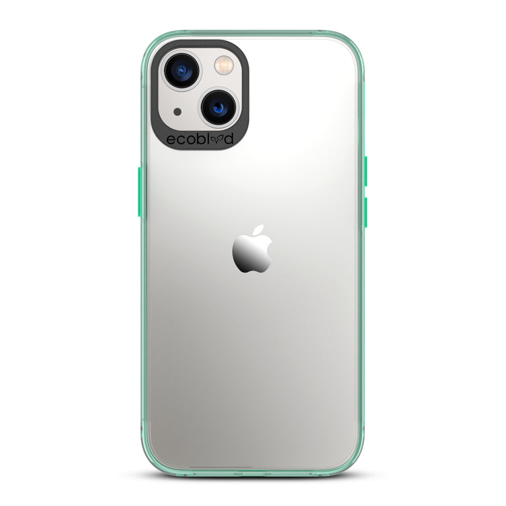 Laguna Collection - Green iPhone 13 Case With Clear Back - 6FT Drop Protection