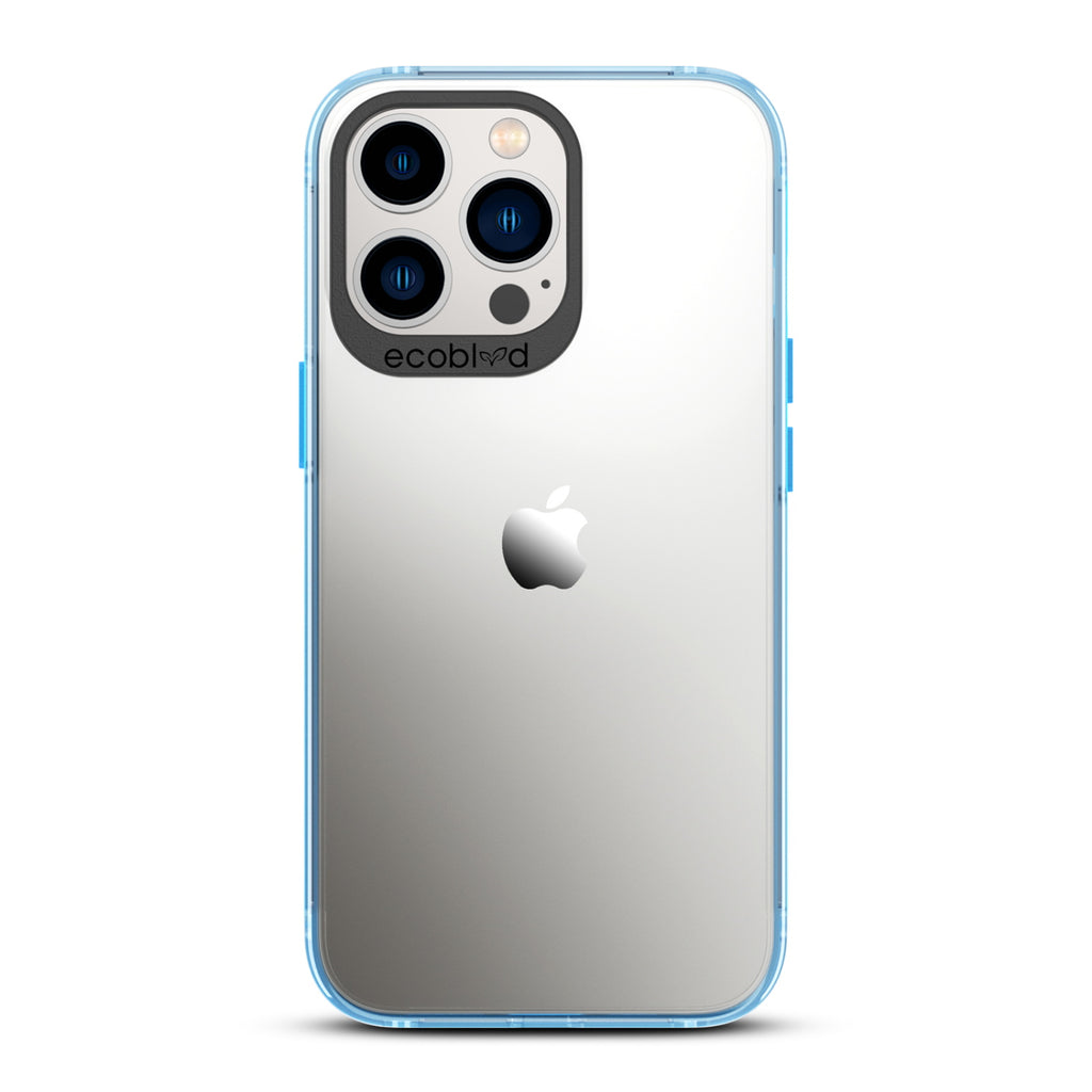Laguna Collection - Blue iPhone 13 Pro Max / 12 Pro Max Case With Clear Back - 6FT Drop Protection