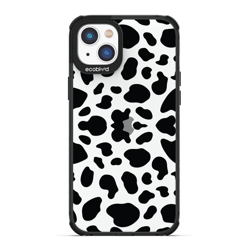 iPhone 14 Plus Case - Compostable & Clear - Cow Print iPhone 14 Plus Case - Compostable & Clear - Cow Print