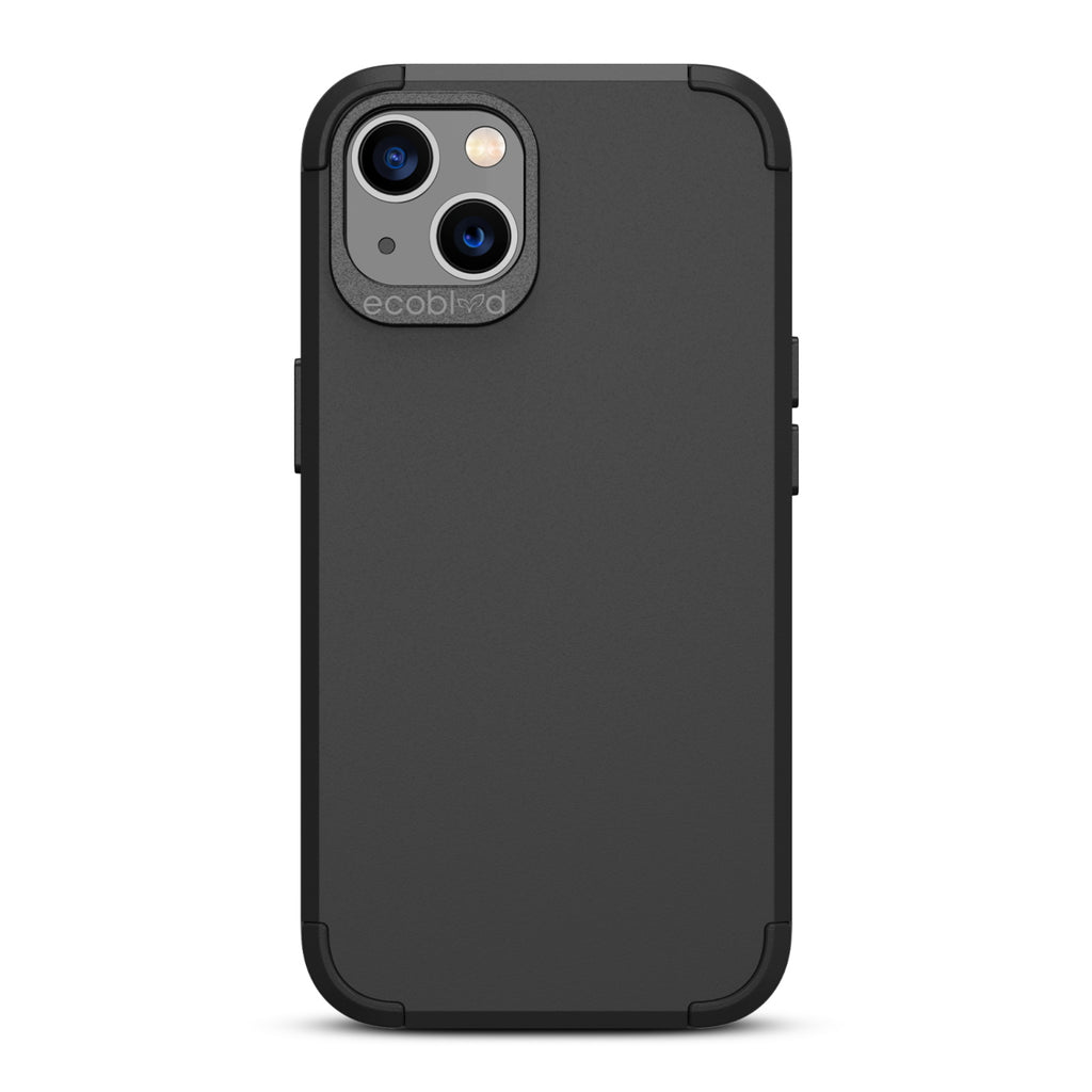 Mojave Collection - Black iPhone 13 Case With Rugged Back - 12FT Drop Protection