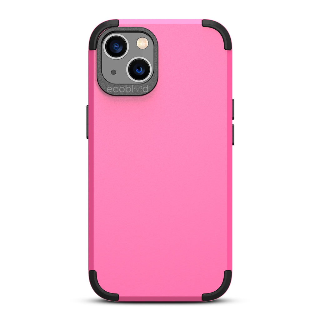 Mojave Collection - Pink iPhone 13 Case With Rugged Back - 12FT Drop Protection