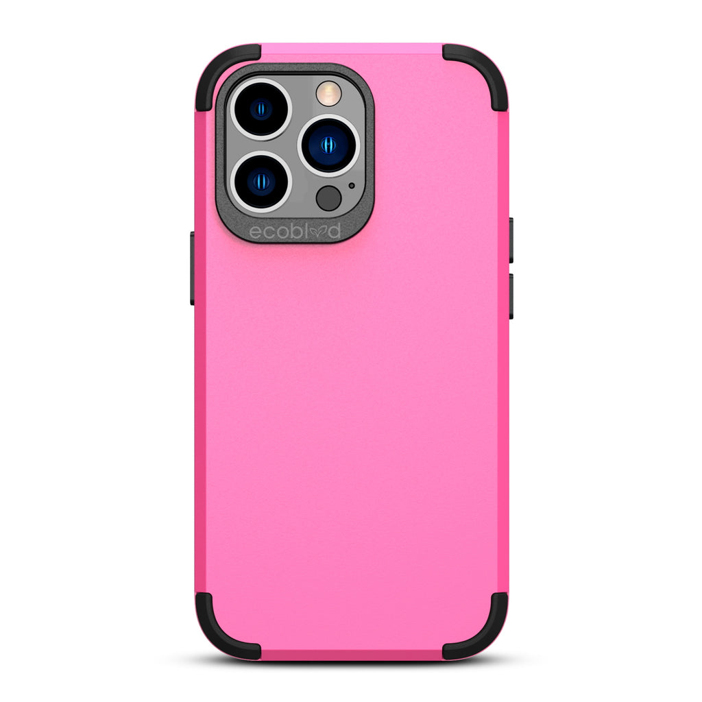 Mojave Collection - Pink iPhone 13 Pro Case With Rugged Back - 12FT Drop Protection