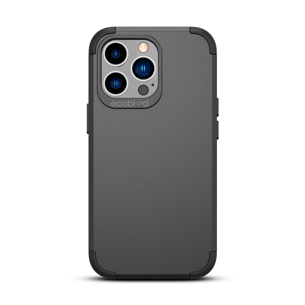 Mojave Collection - Black iPhone 13 Pro Max Case With Rugged Back - 12FT Drop Protection