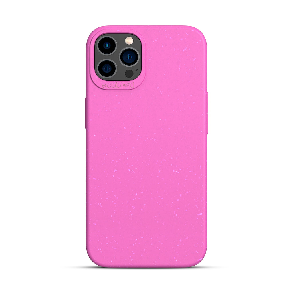 Sequoia Collection - Pink Eco-Friendly iPhone 12 Pro Case With A Solid Back - Raised Camera Ring & Bezel Edges 