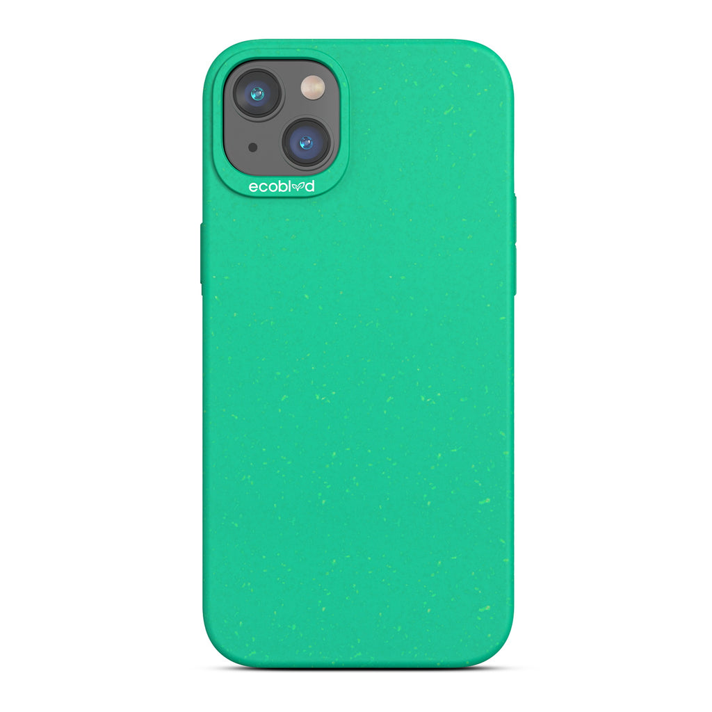Sequoia Collection - Green Eco-Friendly iPhone 14 Case With A Solid Back - Raised Camera Ring & Bezel Edges - Compostable