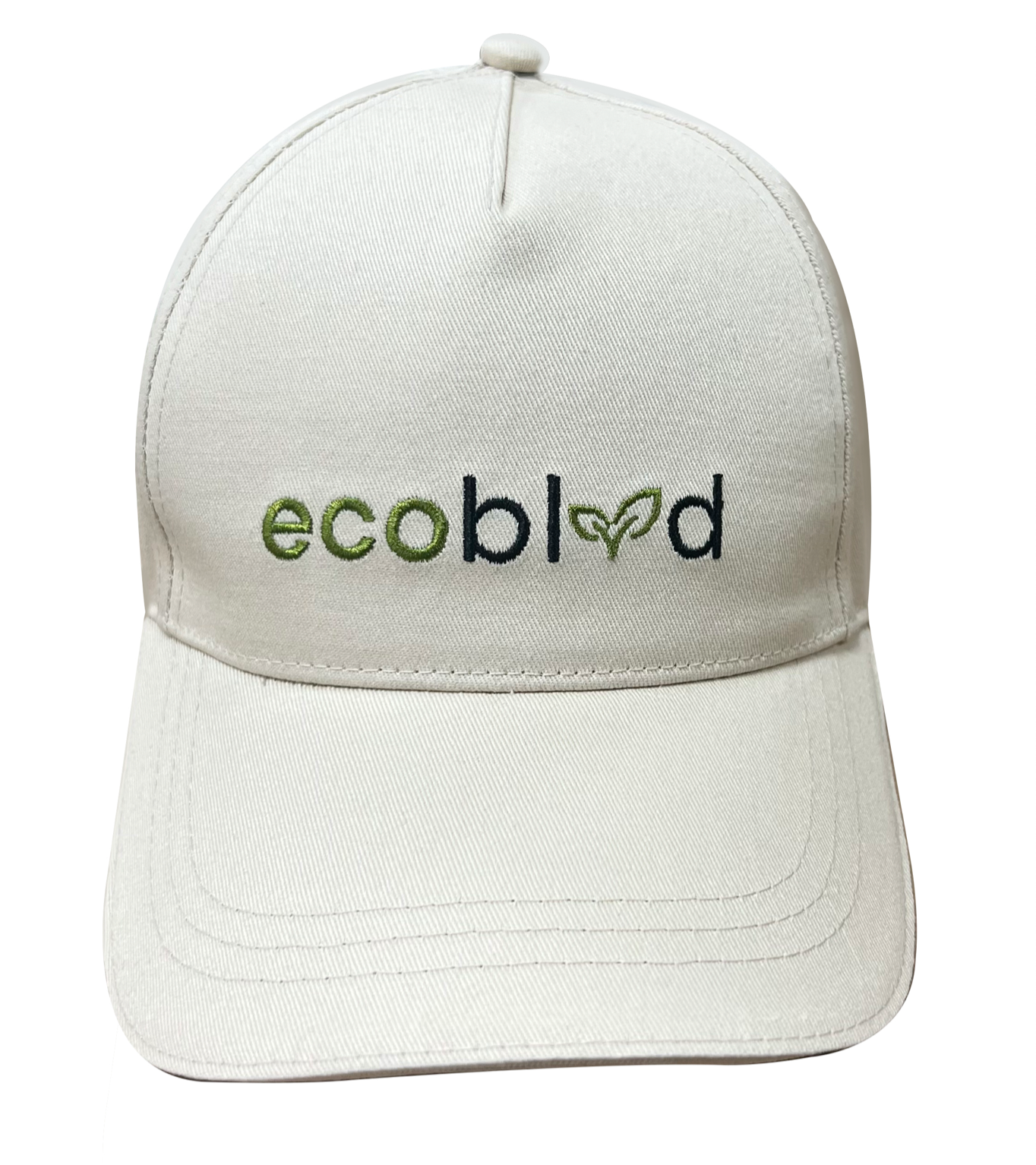 Embroidered Logo Baseball Hat - Pastel White | EcoBlvd
